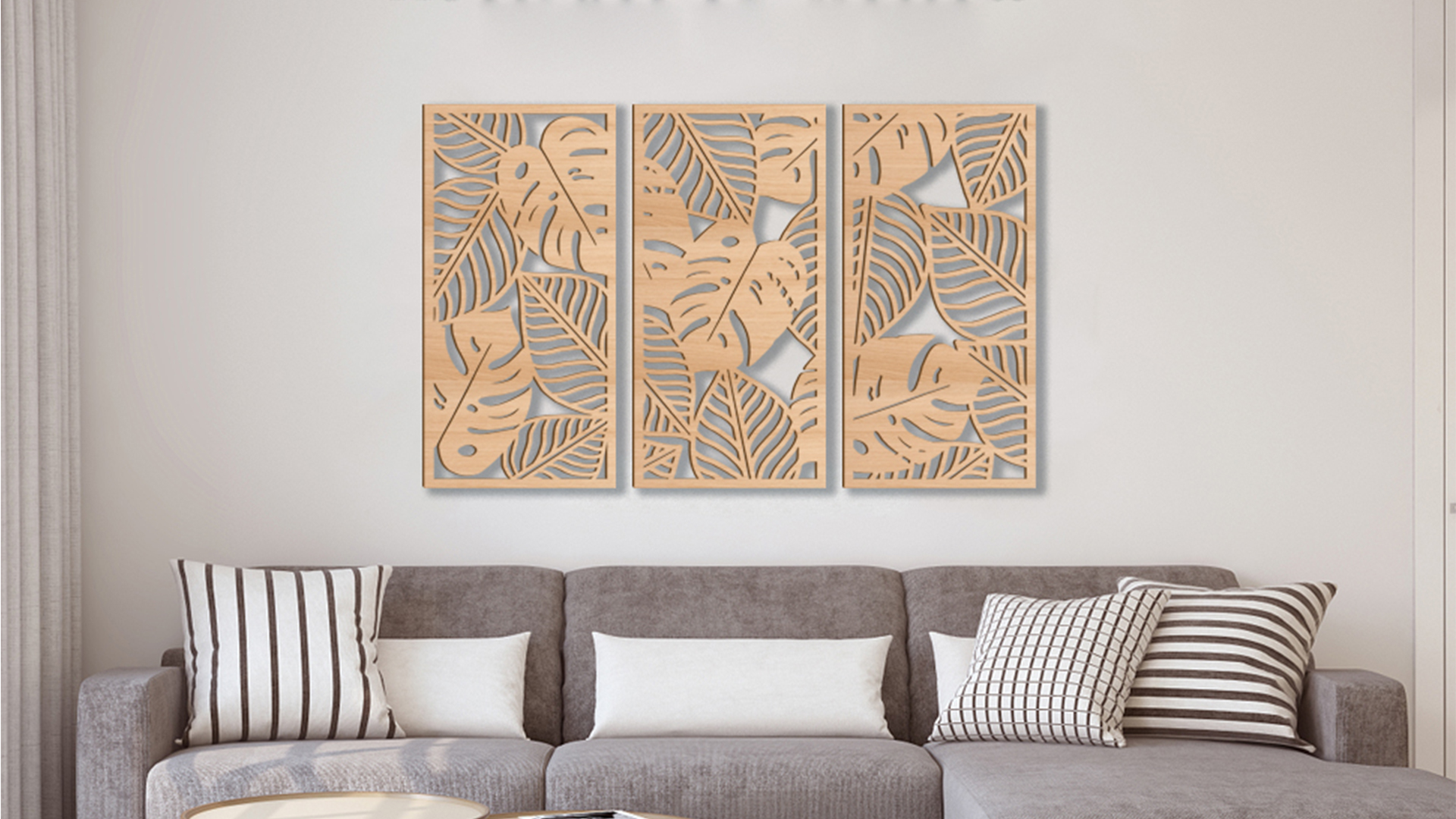 Amazon.com: IARTTOP Large Wood Tropical Wall Art 15.9X32 Inch